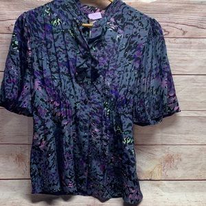 Beautiful watercolor blouse.